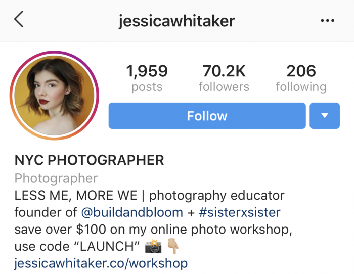 How to write your Instagram Bio like a pro | Instagram Bio Example Image